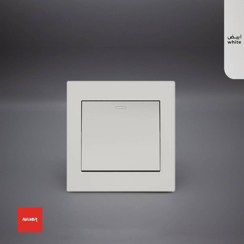  مفتاح  مكيف 45امبير بيانو ابيض  NAMIR