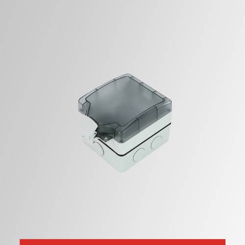 غطاء عازل للافياش والمفاتيح  IP65 اسود