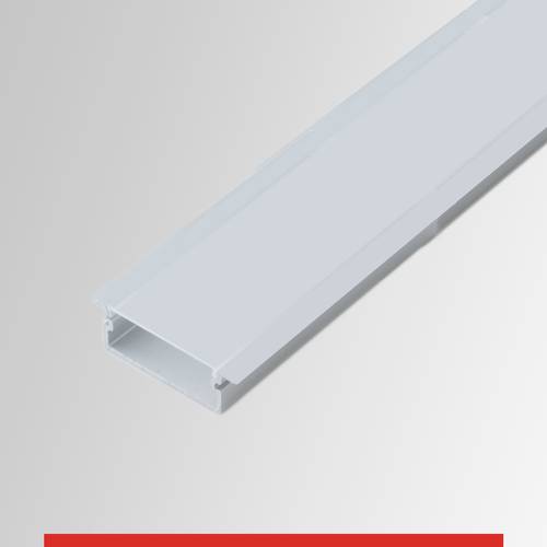 قنوات المونيوم مسار داخلي 3 متر لانارة شريط الـ LED