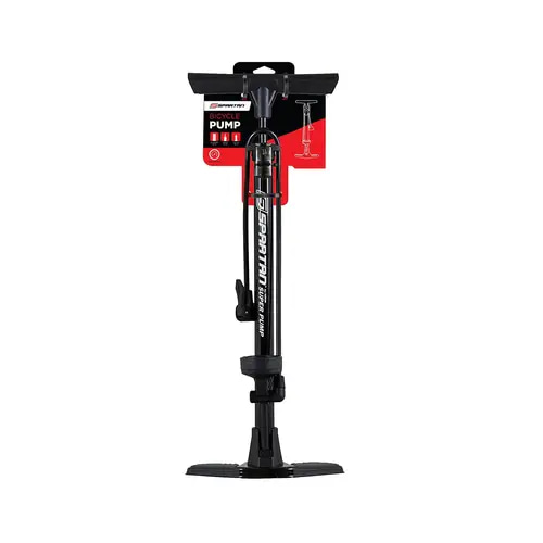 مضخة هواء Spartan Bicycle Pump With Gauge - 160 PSI