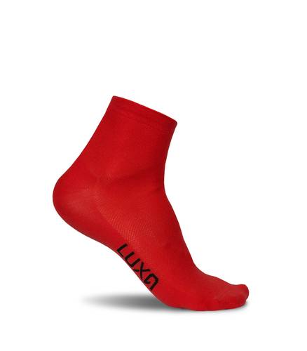 LUXA CLASSIC red CYCLING SOCKS short
