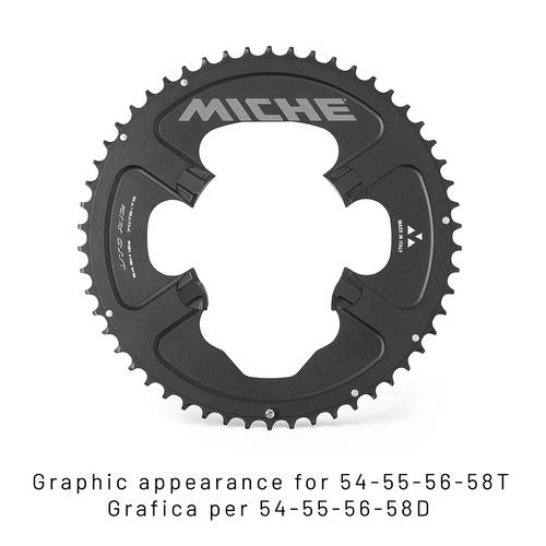 MICHE UTG R81 chainring 55T 12s with bolts