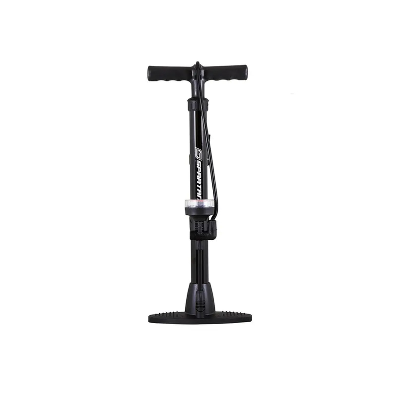 مضخة هواء Spartan Bicycle Pump With Gauge - 120PSI