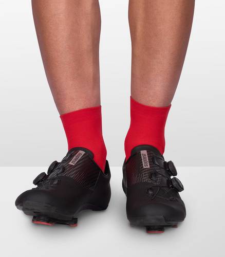 LUXA CLASSIC red CYCLING SOCKS short