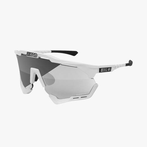نظارة SCICON AEROSHADE XL White Gloss Photochromic
