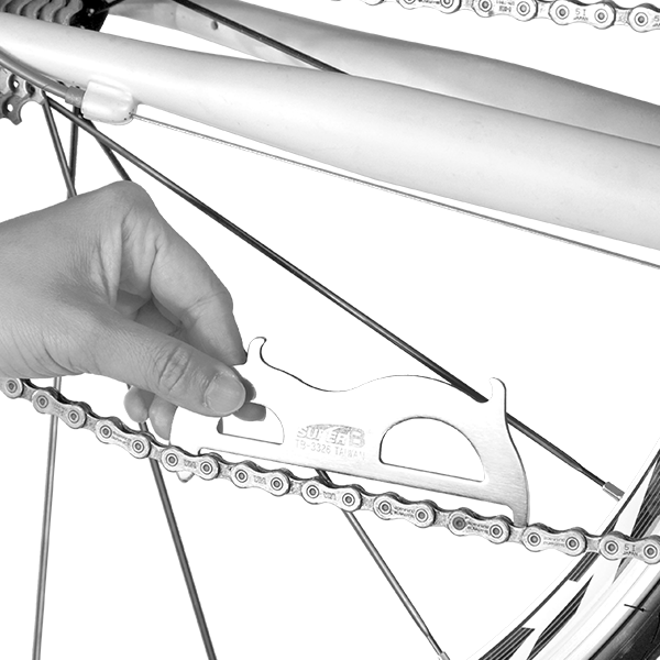 أداة فحص الجنزير SuperB 2 in 1 chain checker and chain hook 