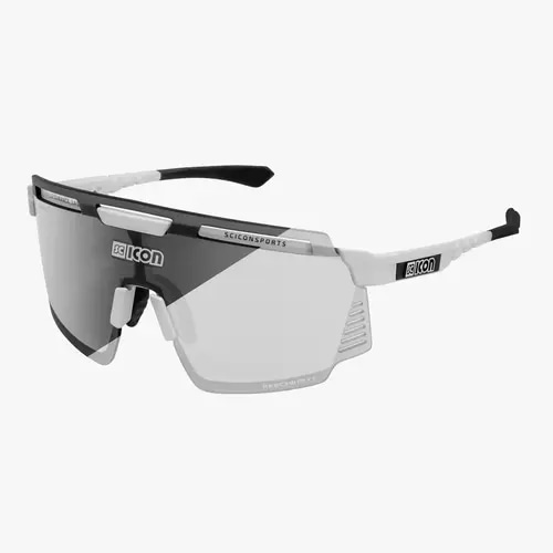 نظارة SCICON AEROWATT White Gloss Photochromic