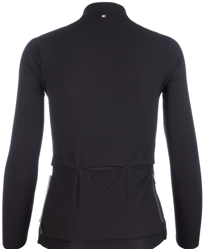 JERSEY LONG SLEEVE L1 WOMAN PINSTRIPE X BLACK by Q36.5