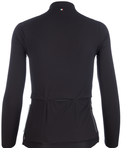 JERSEY LONG SLEEVE L1 WOMAN PINSTRIPE X BLACK by Q36.5