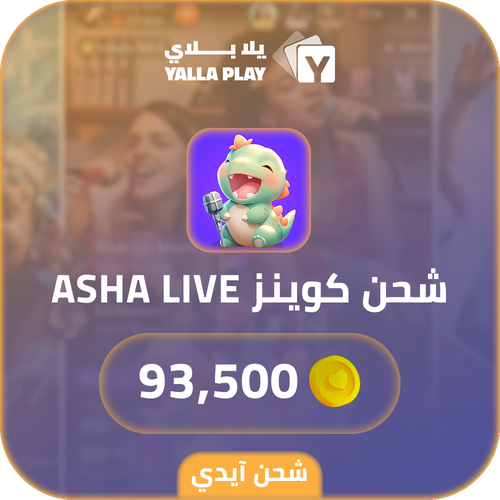 Asha Live Recharge Coins 93,500 Id