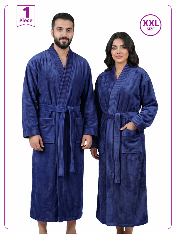 روب حمام مايكروفايبر مقاس XXL