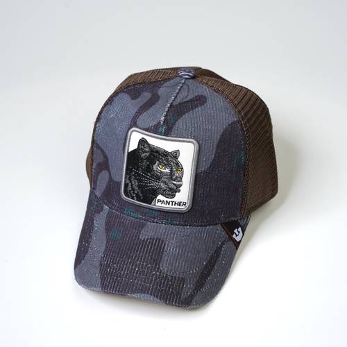 Panther Mesh Cap - Grey Camo