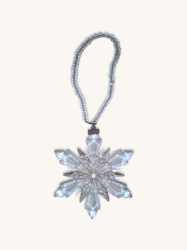 Crystal Star Charm  Snow White – Light Blue 