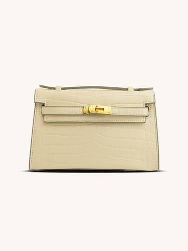 Clutch Bag crocodile 22cm