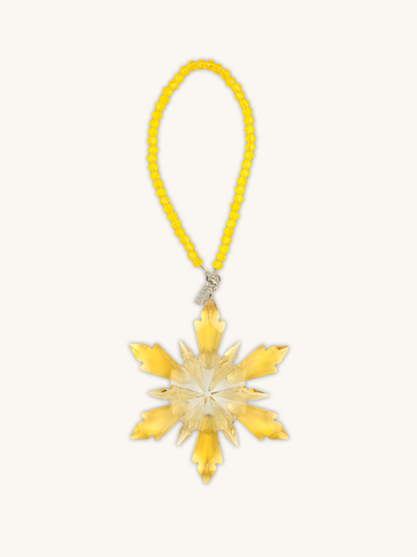 Crystal Star Charm Snow White – Golden Yello
