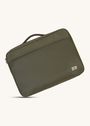Polo Laptop Bag- Olive Green