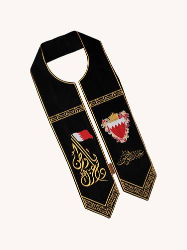 وشاح دام عزك ياوطن أسود