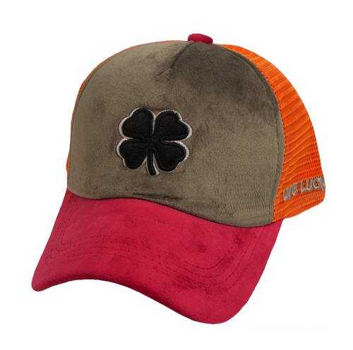 Clover velvet cap