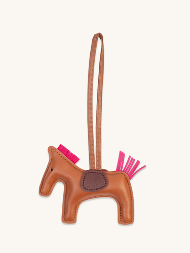 Classic Tan Horse Leather Charm