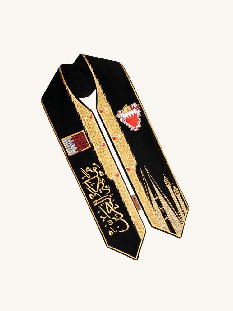 Bahraini Bisht scarf - black for children