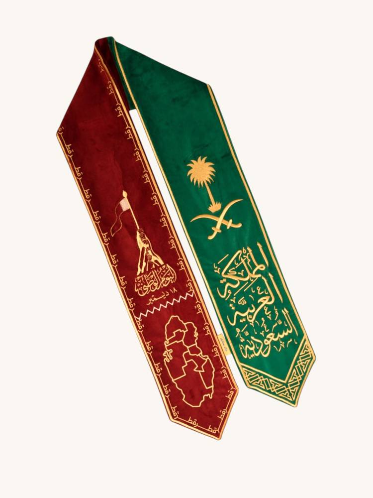 Scarf of Saudi Arabia and Qatar