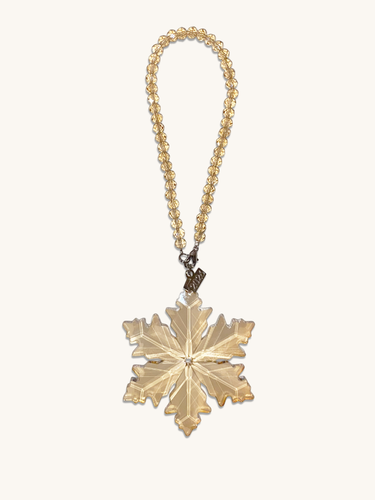 Crystal Star Charm – Gold