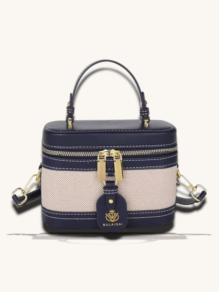 Box design ladies shoulder bag