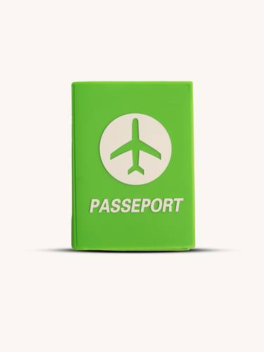 Passport cover green
