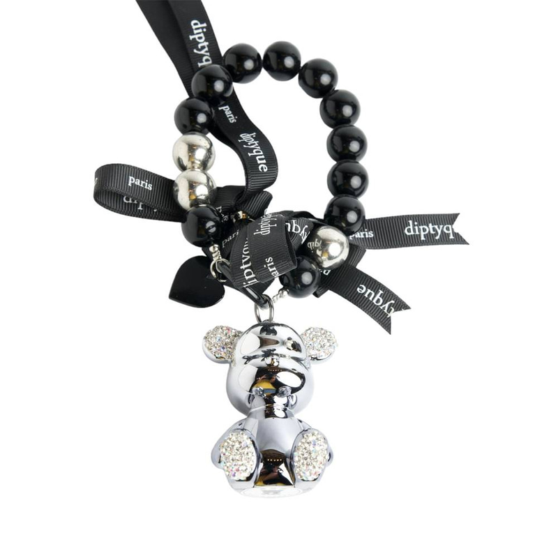 Black bow knot key chain 2