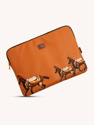 POLO POUCH BROWN