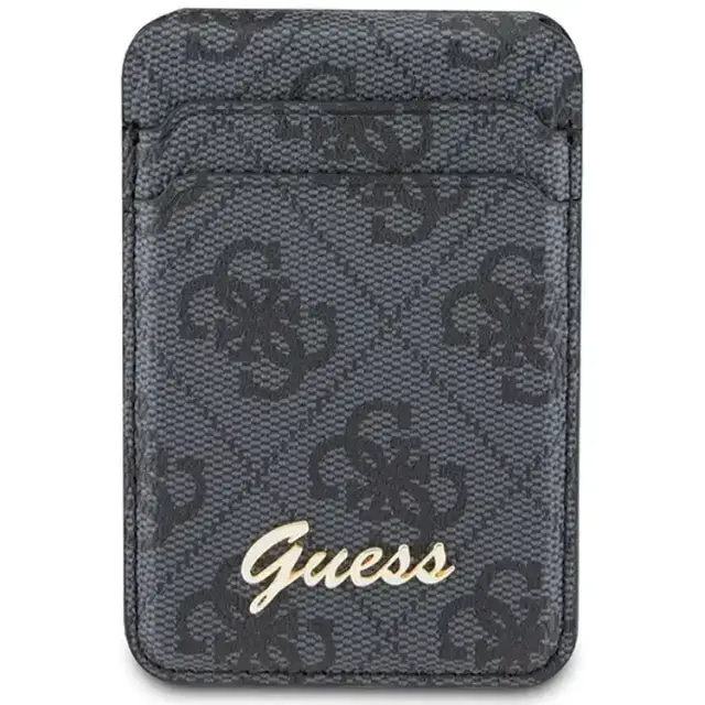 Guess Wallet Cardslot Magsafe Stand - Black