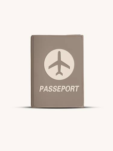Passport cover gray