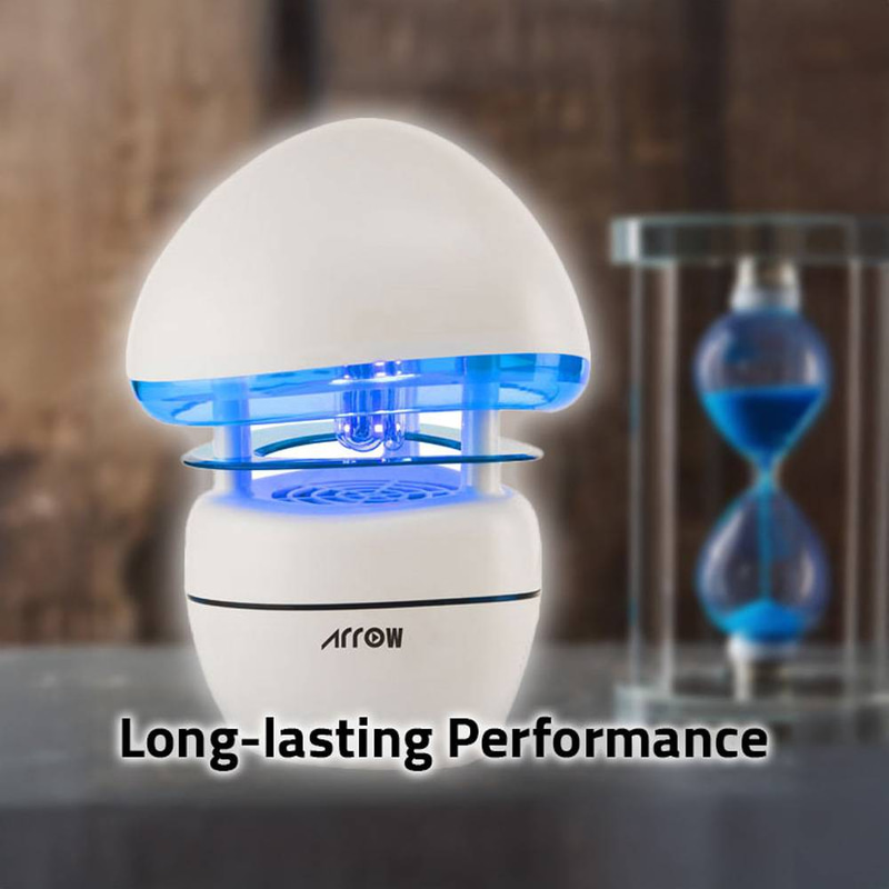 صاعق أرو للبعوض 7 واط، أنبوب LED، ضوء زخرفي، كفاءة عالية، بلاستيك مقاوم للحريق | موديل RO-4IKCG