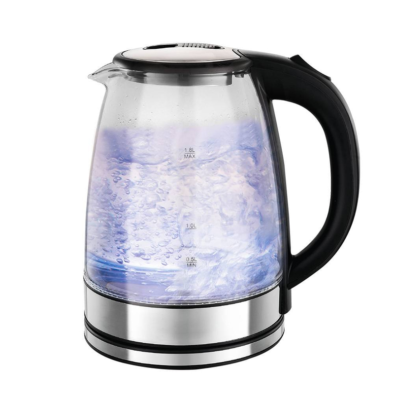 Arrow Borosilicate Glass Electric Kettle – 1.8&nbsp;L, 1500&nbsp;W, Fast Boil & Safety Features | Model RO-18LKTG