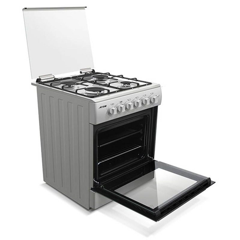 فرن غاز أرو 50×60 سم قائم بذاته – 4 عيون | RO-5060GSKS