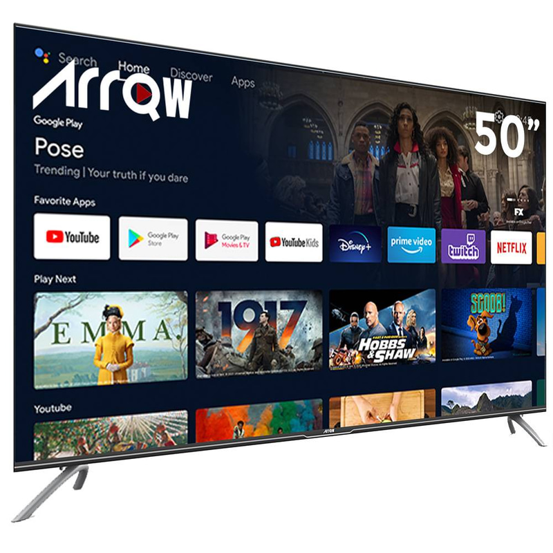 تلفزيون ذكي 50 بوصة أركيو – دقة 4K UHD أندرويد 11 | RO-50LCS-11