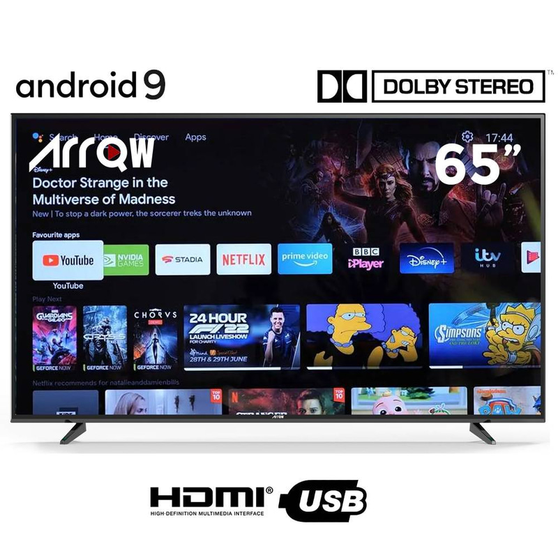 شاشة أركيو 65 بوصة سمارت 4K UHD HDR | RO-65LPS