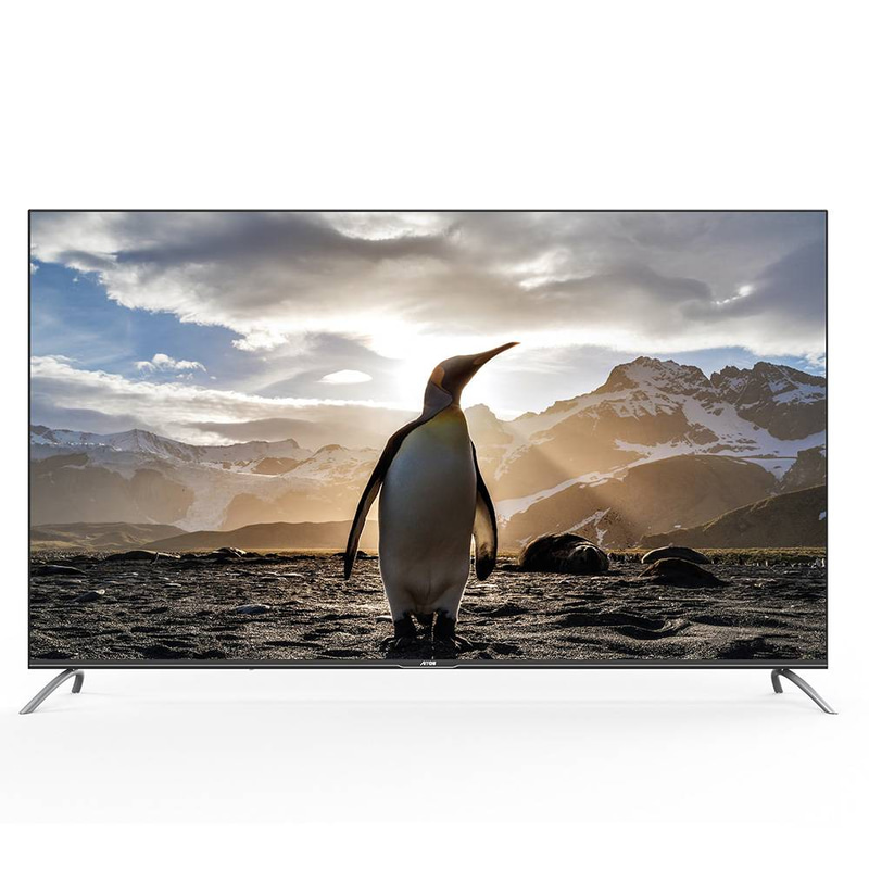 تلفزيون ذكي 75 بوصة Arrqw – دقة 4K UHD، تصميم بلا إطار، أندرويد 11 | RO-75LCS-11