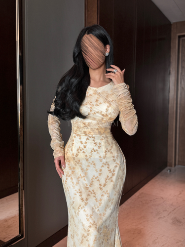 فستان أنيق ناعم 0306
