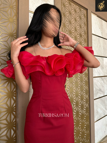 فستان ناعم كريب 081