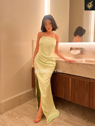 فستان ناعم ساتان 0108