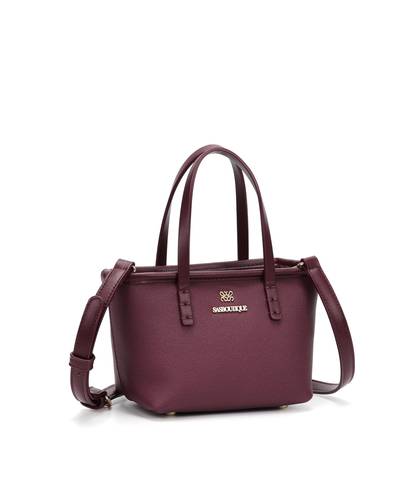 شنطة ورد - عنابي