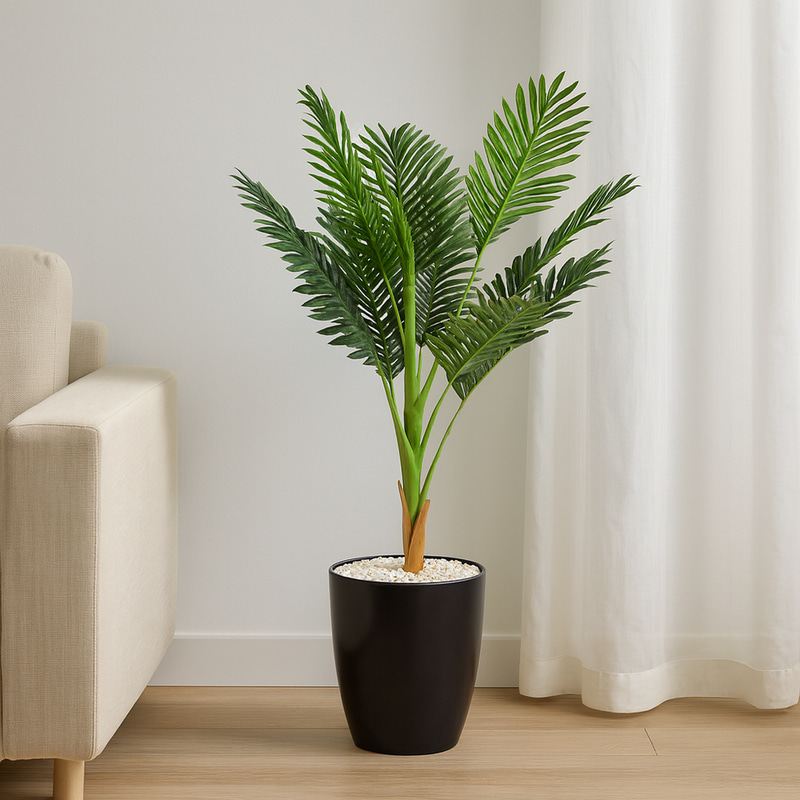 Artificial plant in a pot - modern decor