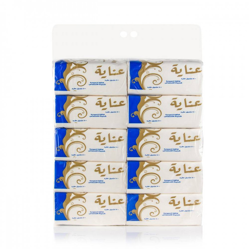 500 care tissues, 10 boxes