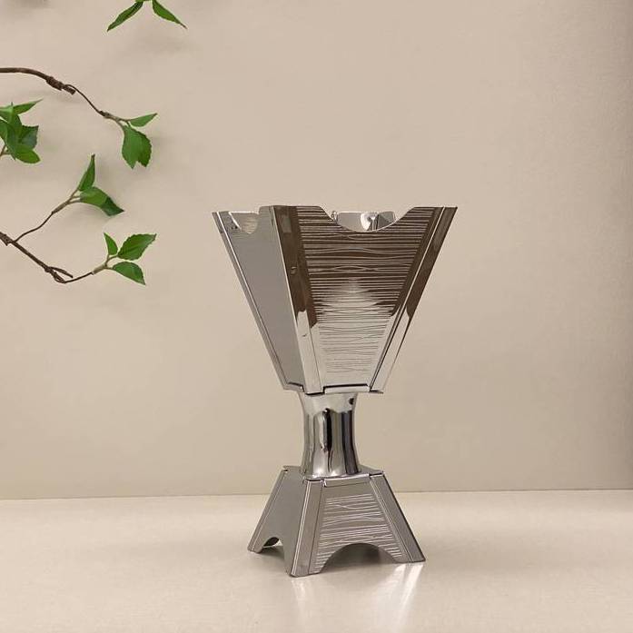 Stainless steel incense burner, size 19*11 cm