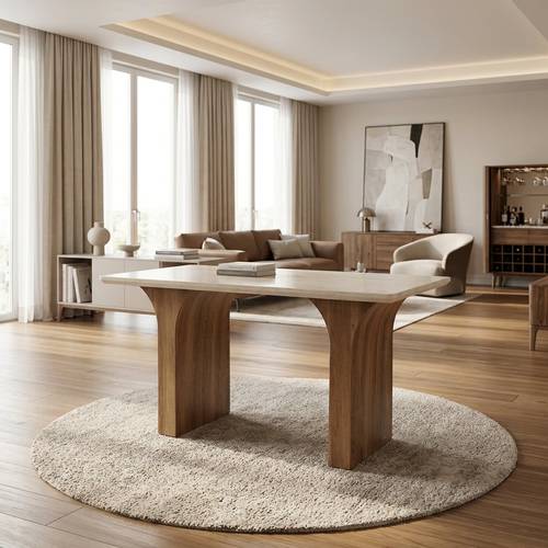 طاولة طعام مودرن بتصميم فريد