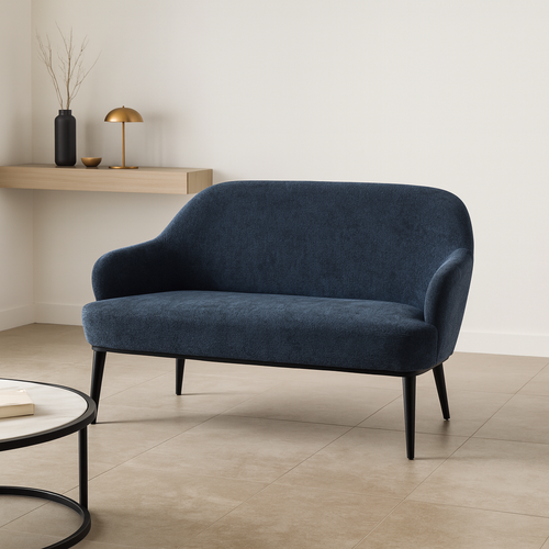 2 Person Sofa with Modern Contemporary Design 148 cm