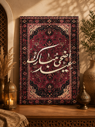 لوحة جدارية عيد الأضحى كانفس مع  ،60 * 90 سم