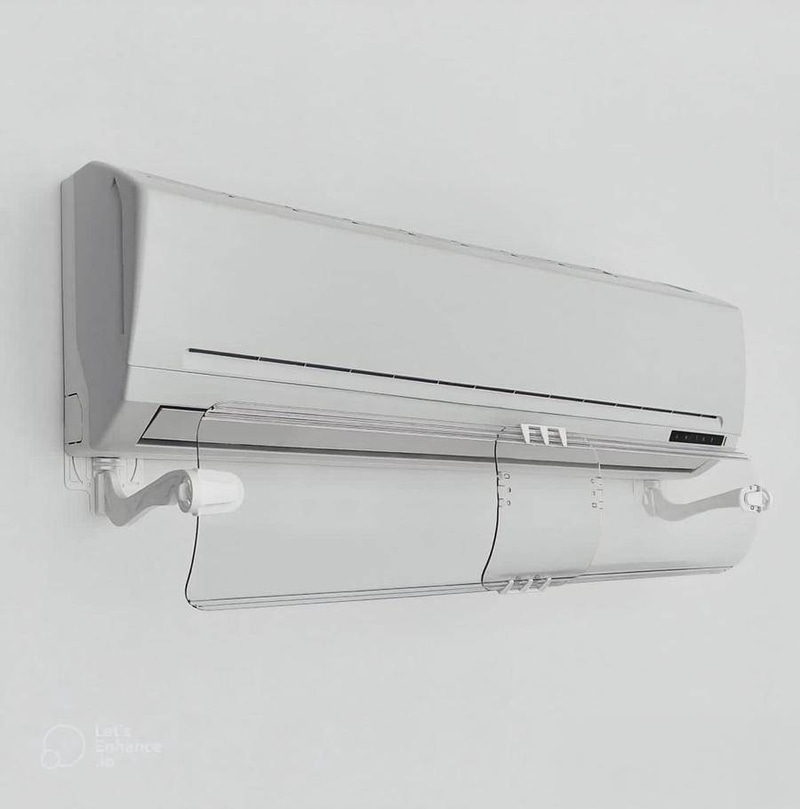 Wave, flow, air, air conditioner, split