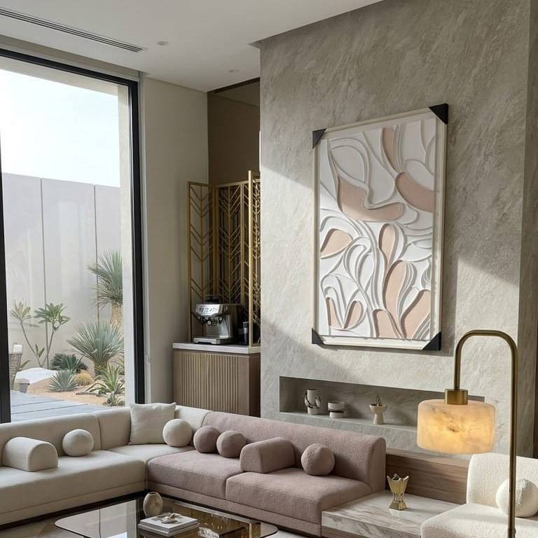 لوحة جدارية فاخرة – إطار خشب طبيعي (120×80 سم)